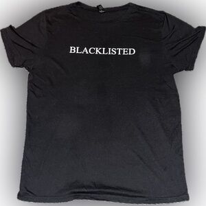 One-of-a-Kind On-Screen-Worn “Blacklisted” T-Shirt - MUST READ DESCRIPTION